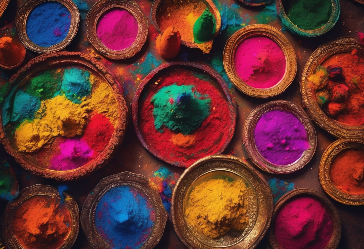 “Celebrating Holi in Colorful Kathmandu: Preparations and Decorations”